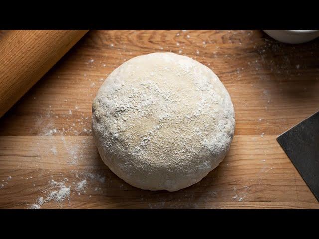 Homemade Pizza Dough - Dished #Shorts