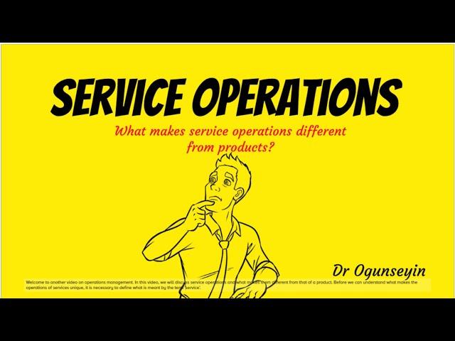 Service Operations