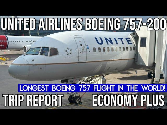 [TRIP REPORT] United Airlines Boeing 757-200 (ECONOMY PLUS) Stockholm (ARN) - Newark (EWR)