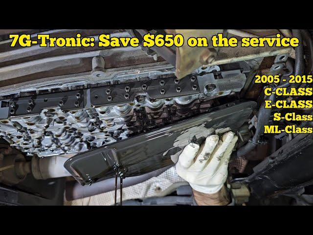 7G-Tronic Mercedes Benz Transmission Servicing, 722.9 Oil + filter change