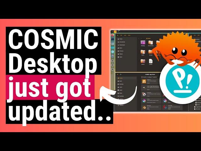 Pop!_OS Cosmic Desktop by System76: Alpha Incoming..