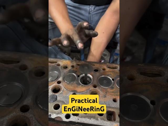 practical EnGiNeeRinG why doing this? #shorts #engine #mechanic #mech‼️