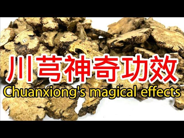 中藥川芎的功效與作用，The efficacy and effects of traditional Chinese medicine Chuanxiong