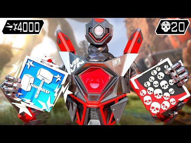 PATHFINDER 20 KILLS & 4000 DAMAGE GAME (Apex Legends Gameplay)