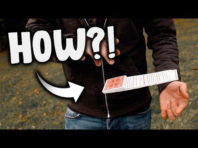 FLOATING CARD MAGIC TRICK - How is THIS POSSIBLE!?