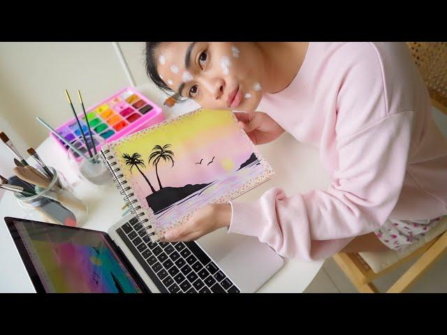 Life in Manila | overcoming social anxiety, painting, working out, bini live performance!