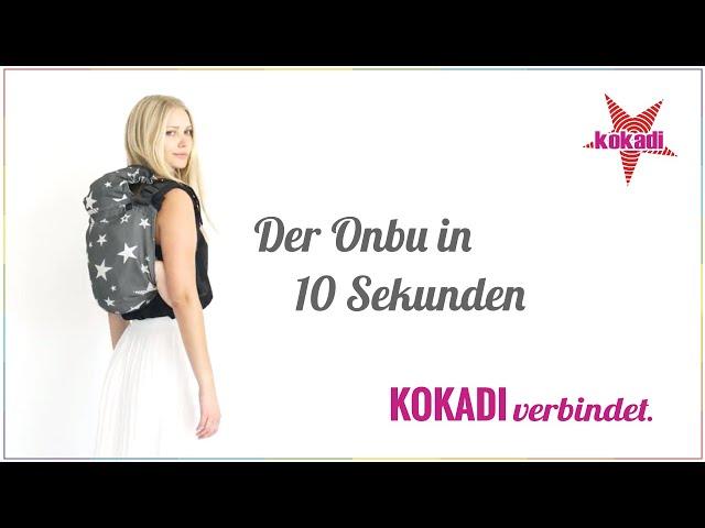 Der KOKADI Onbu / Handgefertigt, Mitwachsend, Ergonomisch