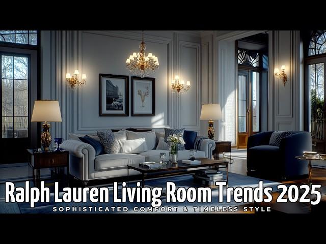 Ralph Lauren Living Room Trends 2025:  Sophisticated Comfort & Timeless Style