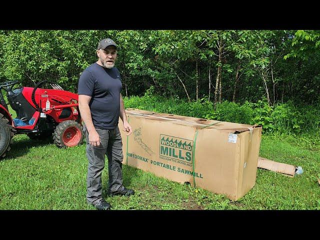 Unboxing the Brand New Woodland Mills HM130MAX Sawmill!