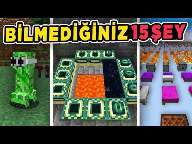 Minecraft Hakkında Bilmediğiniz 15 Şey