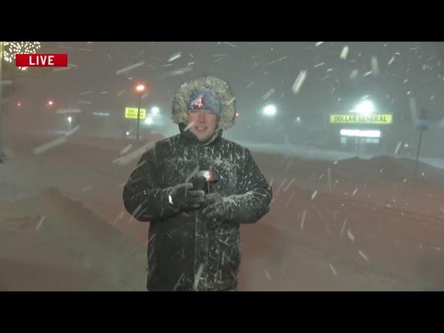 Winter storm continues in Buffalo