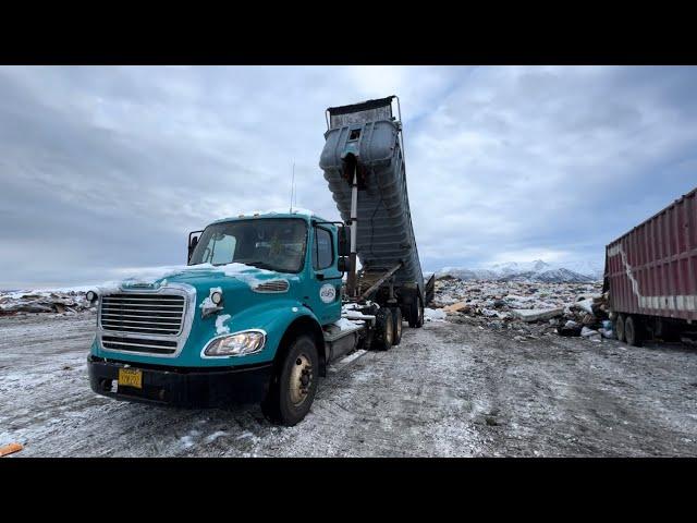 Running an End Dump-Rotten Alaskan Fish