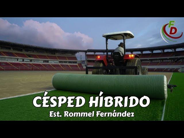 Césped Híbrido - Nuevo terreno para el ROMMEL FERNÁNDEZ 