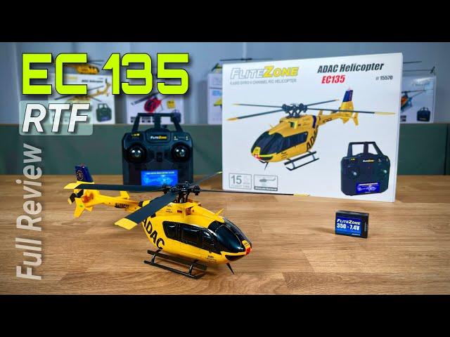 FliteZone Scale RC EC-135 ADAC RTF Beginner's Heli with Autostart/Landing Function | full review