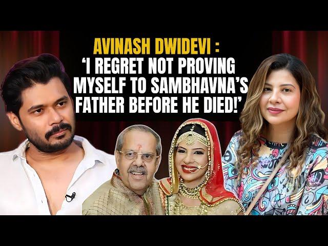 Did Avinash Dwivedi ever feel lesser because of his wife Sambhavna Seth's popularity?