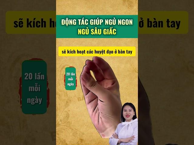 1 Động Tác Giúp Ngủ Ngon Tới Sáng| Bác sĩ Trang