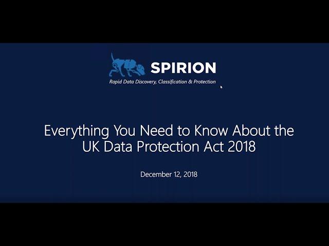 Everything You Need to Know About the UK Data Protection Act 2018