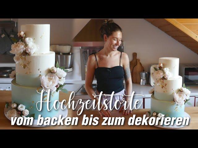 Hochzeitstorte selber backen - einfache Schritt für Schritt Anleitung