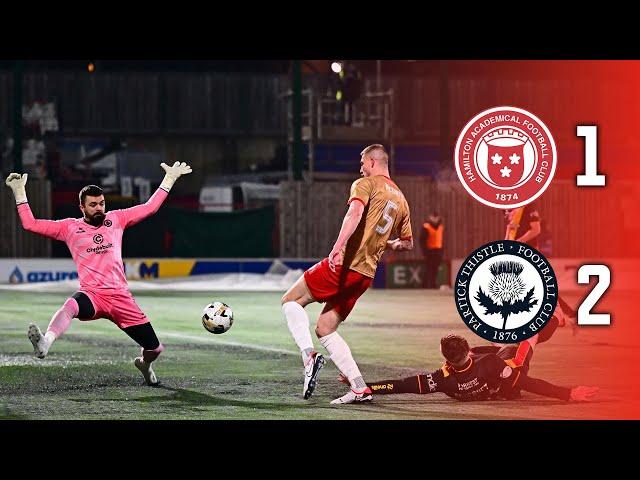 Hamilton Accies 1-2 Partick Thistle | Match Highlights