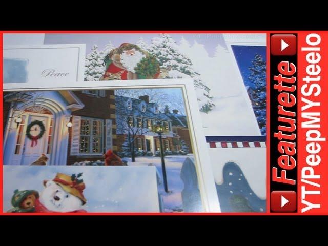 Boxed Christmas Cards w/ Merry Holiday Greetings & Messages and Cute XMAS Photo Picture Designs