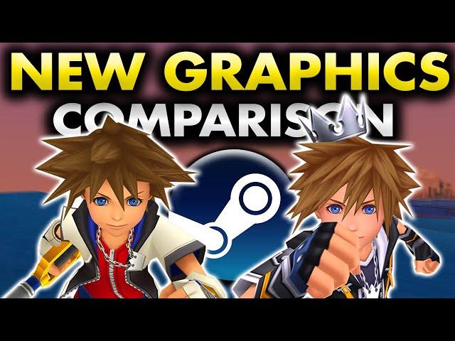 Kingdom Hearts NEW Graphics Update Comparison - Old vs New Version