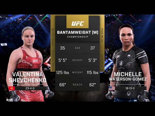 Valentina Shevchenko vs. Michelle Waterson-Gomez Full Fight - UFC 5 Fight Night