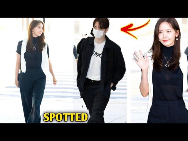 Fans Go Wild Moment Lee Junho and Imyoona Arrived Airport together Heading to France for Cannes film