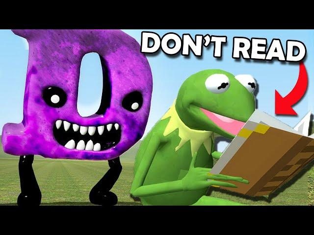 Cursed Alphabet Lore Comes When You're Reading (Garry's Mod)