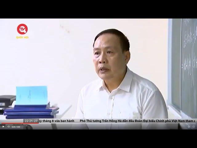 GS Nguyễn Đình Đức trên phóng sự TV QHVN ngày 14 9 2023