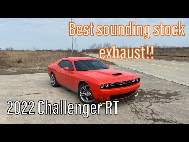 2022 Dodge Challenger RT 5.7 Hemi stock exhaust (Cold Start, Revs, Flyby )