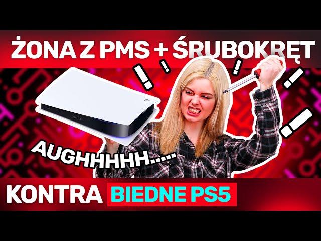 WKUR*****NA ŻONA ROZTRZASKAŁA BIEDNE PS5