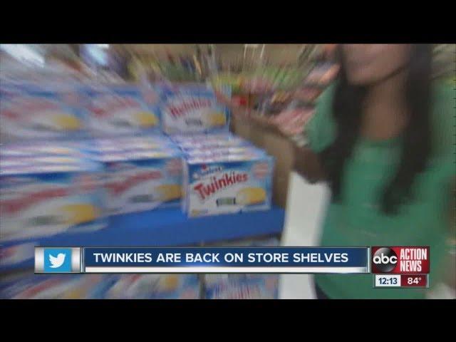 Twinkies return to store shelves