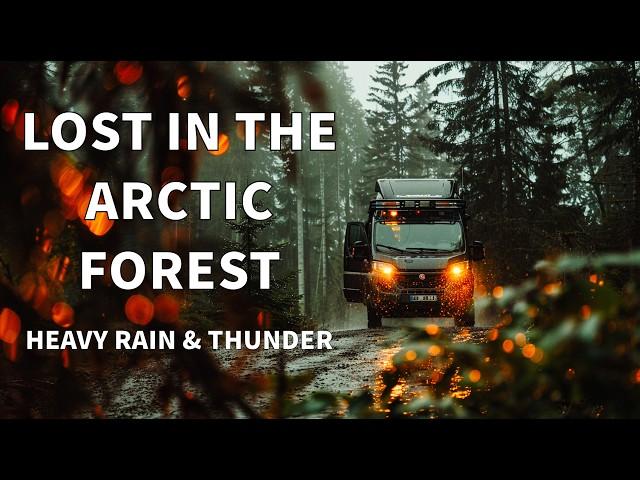 My 1st Summer Full Time Van Life Living. Driving to the Arctic. Severe Weather Vanlife Rain Camping