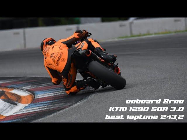 Onboard Automotodrom Brno 2:13,2 / KTM 1290 Superduke R