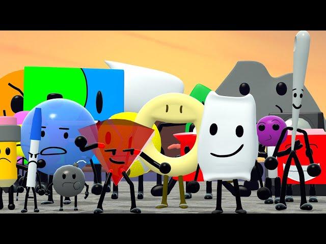 All New Battle For Dream Island & Combine All BFDI In Garry's Mod