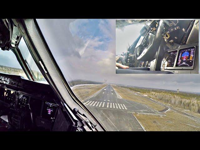 Gusty MD-11 Landing in Krasnoyarsk | PFD View!