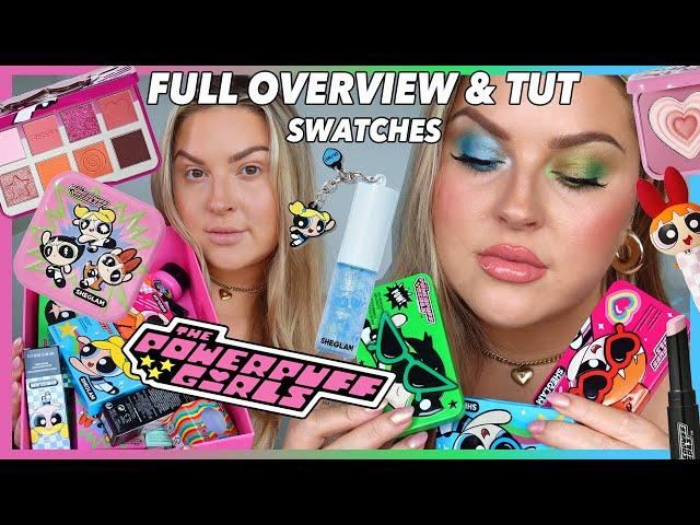 Powerpuff Girls Makeup!? 🩷🩵 swatches, tutorial & overview (ITS AFFORDABLE!!!)