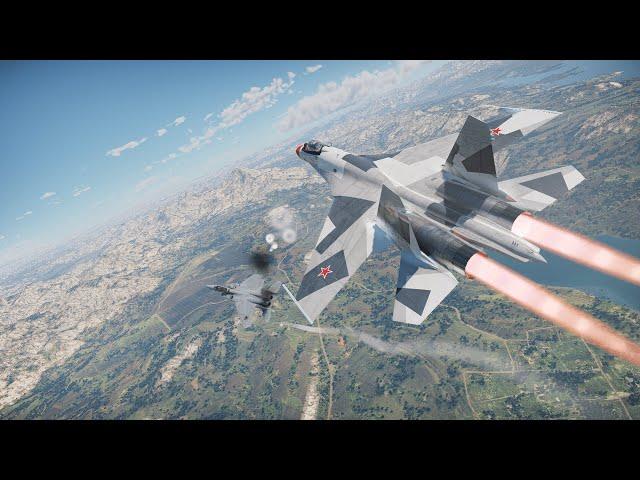 Su-27 vs F-15J Dogfight - Full Clip | War Thunder