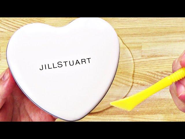 Slime Coloring with Japanese Makeup! Mixing JILL STUART Lip Gloss into Clear Slime!