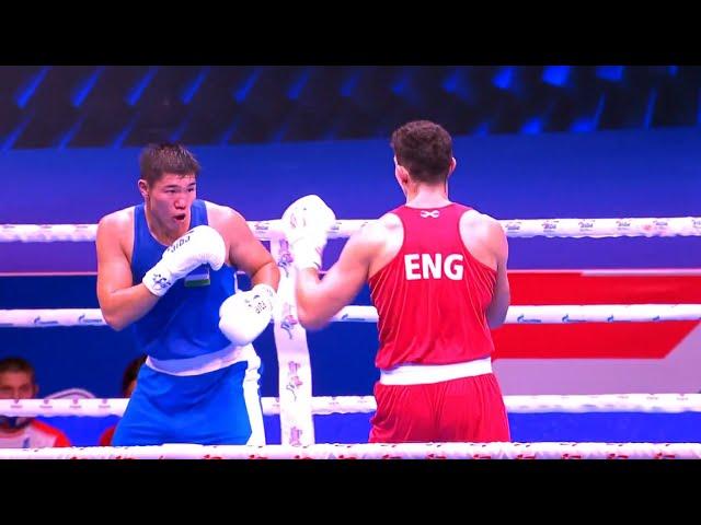 Quarterfinals (92kg) WILLIAMS Lewis (ENG) vs  SAYDRAKHIMOV Madiyar (UZB) | AIBA WCHs 2021