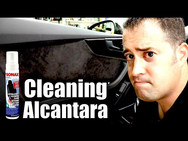 Cleaning Alcantara with Sonax! #autodetailing