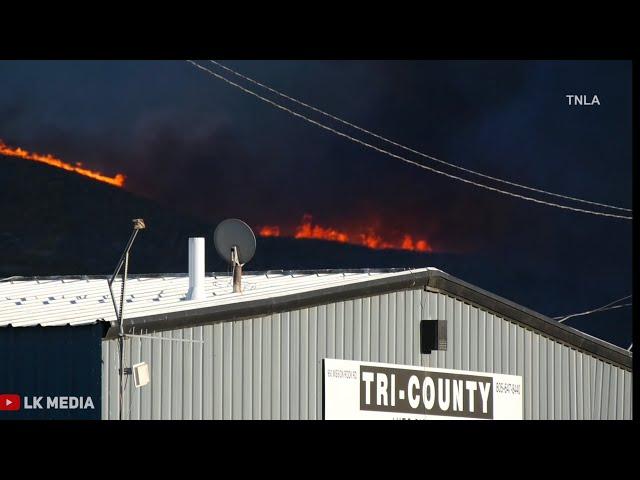 South Fire - Large Brush Fire In Ventura County