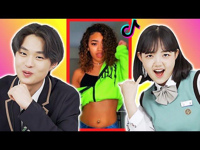 Korean Teens React To Black TikTok Dance Compilation