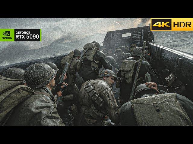 D-DAY The Normandy Landings WWII 1944 (RTX 5090) Realistic Ultra Graphics Gameplay [4K 60FPS HDR]