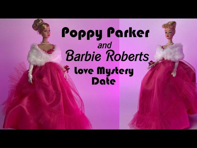 Poppy Parker Loves Mystery Date Unboxing and try on Vintage Barbie and Ken