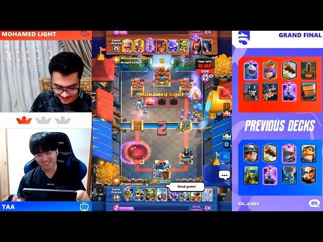 [GRAND FINALS] MOHAMED LIGHT vs TAA | Dragon League Clash Royale 2024