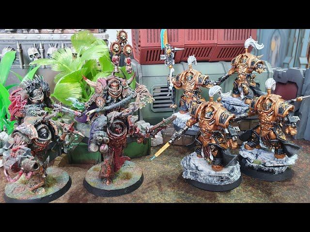 Custodes vs Death Guard, Warhammer 40k battle report