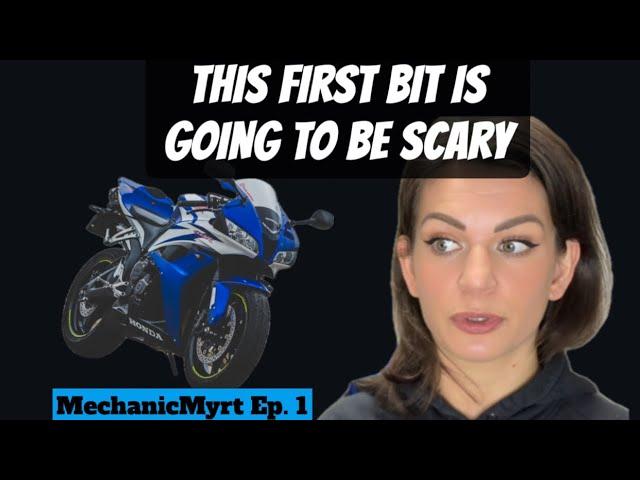 Learn Motorcycle Maintenance With Me - Ep. 1 : The First Steps. - MechanicMyrt