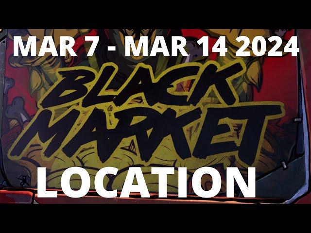 Black Market Vending Machine Location March 7 2024 | Borderlands 3 | (Athenas)