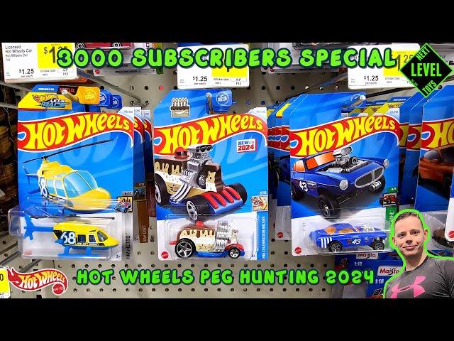 LETS HUNT HOT WHEELS DIECAST PEG HUNTING for NEW 2024 TOY CARS :)